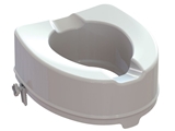 Show details for RAISED TOILET SEAT with fixing system - height 14 cm, 1 pc.