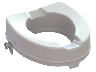 Picture of RAISED TOILET SEAT with fixing system - height 10 cm, 1 pc.