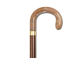 Show details for TIZIANO WOOD STICK - curved handle, 1 pc.