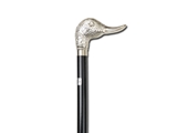 Show details for WOOD STICK - chromed "DUCK" handle, 1 pc.