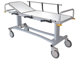 Show details for PROFESSIONAL RX PATIENT TROLLEY with side rails and oxygen cylinder holder, 1 pc.