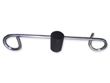 Show details for STAINLESS STEEL SUPPORT - 2 hooks, 1 pc.