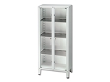 Show details for VALUE CABINET - 2 doors - tempered glass, 1 pc.