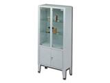 Show details for CABINET - 4 doors - tempered glass, 1 pc.