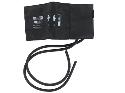 Picture of PAEDIATRIC CUFF + 2 TUBES BLADDER 35x11 cm - nylon black