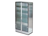 Show details for GLASS-INOX CABINET, 1 pc.