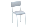Show details for CHAIR - padded seat - grey, 1 pc.
