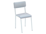 Show details for CHAIR - padded seat - grey, 1 pc.
