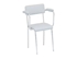 Picture of CHAIR - padded seat with armrests - grey, 1 pc.