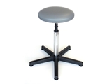 Show details for STOOL - padded seat with foot - grey, 1 pc.