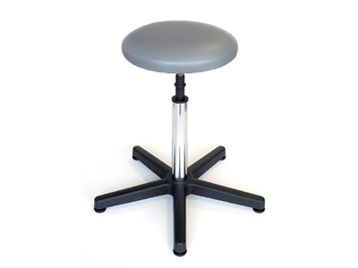 Picture of STOOL - padded seat with foot - grey, 1 pc.