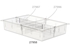 Picture of TRANSPARENT PLASTIC ISO DRAWER 600x400x100 mm - closed, 1 pc.