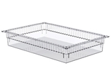 Show details for TRANSPARENT PLASTIC ISO DRAWER 600x400x100 mm - open, 1 pc.