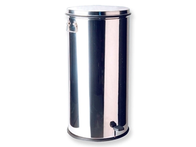 Picture of Atkritumu urna, 70L, ar pedāli -  no nerūsējošā tērauda, 1 gab.