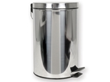 Show details for WASTE BIN 12 l with pedal - stainless steel, 1 pc.