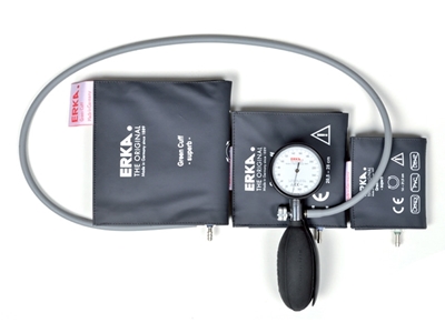 Picture of KOBOLD ANEROID SPHYGMOMANOMETER with 3 paediatric cuffs - grey