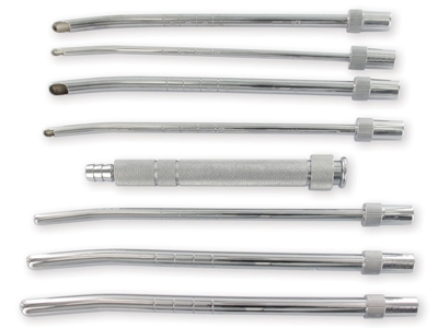 Picture of SET OF UTERINE SUCTION CANNULAS (7 cannulas +1 handle), 1 kit