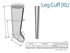 Picture of LEG CUFF XL - 6 CHAMBERS - spare for 28441 1 pc.