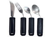 Show details for BENDABLE CUTLERY SET (fork, knife, small and large spoon) set of 4