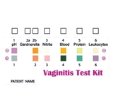 Vairāk informācijas par VAGINITIS testa komplekts - profesionāls - karte, 1 gab.