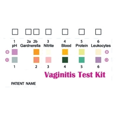 Picture of VAGINITIS testa komplekts - profesionāls - karte, 1 gab.