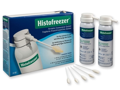 Picture of HISTOFREEZER MIX - 2 pudeles 80 ml + 24 aplikatori 2 mm, 36 aplikatori 5mm, 1 gab.