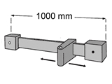 Show details for RAIL CONNECTION WITH CLAMP, 1 pc.