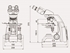 Picture of LED BIOLOGICAL MICROSCOPE - 40 - 1600X, 1 pc.