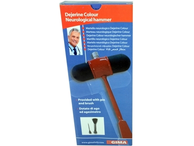 Picture of DEJERINE COLOUR - neurological hammer - red, 1 pc.