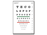 Show details for SNELLEN OPTOMETRIC CHART - 3 m - 23x35.5 cm, 1 pc.