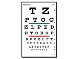 Show details for SNELLEN OPTOMETRIC CHART - 6 m - 23x35.5 cm, 1 pc.