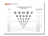 Показать информацию о LOGMAR SLOAN карта ближнего видения - 40 см - 18x23 см, 1 шт.