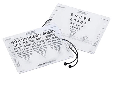 Picture of LEA NUMBERS NEAR VISION CARD - 40 cm (16"), 1 pc.