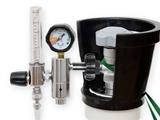 Show details for PRESSURE REDUCER with flowmeter and humidif. - NF (BULLNOSE)