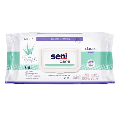 Picture of Seni Care wipes XL (20x25 cm) N68