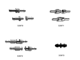 Show details for M-F METALLIC CONNECTOR, 10 pcs.