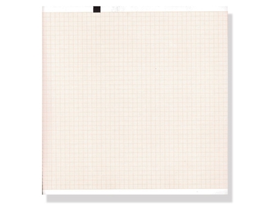 Picture of ECG thermal paper 210x280 mm x200s pack - orange grid, 1 pack