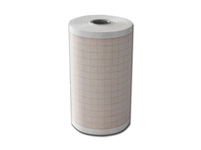 Picture of ECG thermal paper 80x25 mm x m roll - orange grid, 10 pcs.
