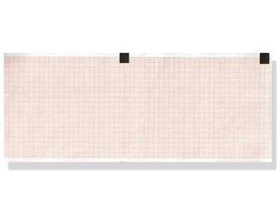 Picture of Термобумага для ЭКГ 110x140 мм x143с в упаковке - оранжевая сетка, 20 шт.