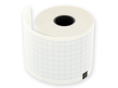Picture of ECG thermal paper 50x30 mm x m roll - blue grid, 20 pcs.