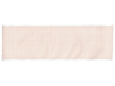Picture of EKG termopapīrs 90x28 mm x m rullītis - oranžs režģis, 10 gab.