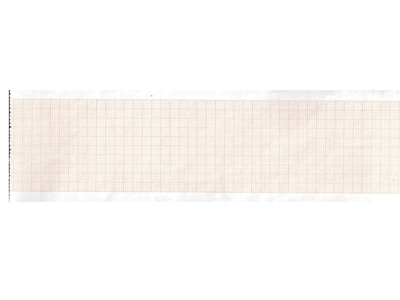 Picture of EKG termopapīrs 63x30 mm x m rullītis - oranžs režģis, 20 iepakojumā