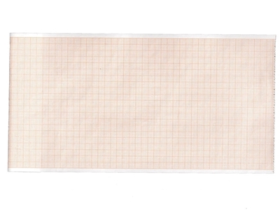 Picture of EKG termopapīrs 112x27 mm x m rullītis - oranžs režģis, 10 gab. iepakojumā