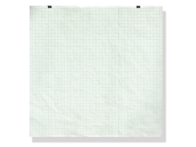 Picture of ECG thermal paper 210x140mm x250s pack - green grid, pack of 10