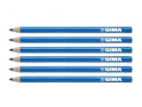 Show details for GIMA DERMATOGRAPH PENCILS - blue, 6 pcs.