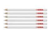 Show details for GIMA DERMATOGRAPH PENCILS - white, 6 pcs.