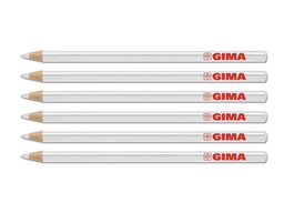 Show details for GIMA DERMATOGRAPH PENCILS - white, 6 pcs.