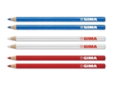 Show details for GIMA DERMATOGRAPH PENCILS - mix colours, 6 pcs.