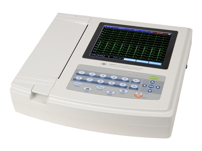Picture of 1200G EKG - 12 kanāli ar monitoru ar Wi-Fi - tikai telemedicīnai, 1 gab.