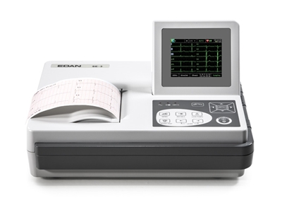 Picture of EDAN SE-3 COLOUR ECG - 3 channel with monitor and interpretation, 1 pc.